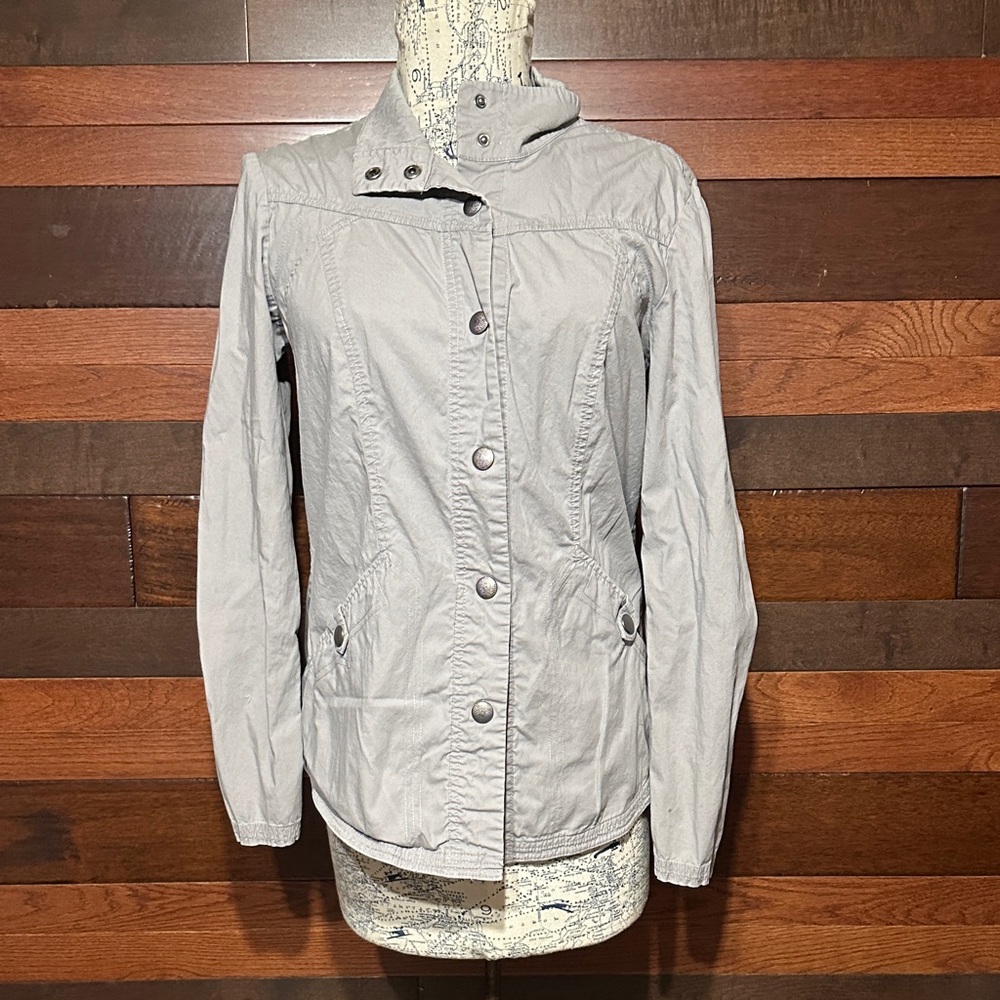 Tribal Women's Light Gray Utility Jacket